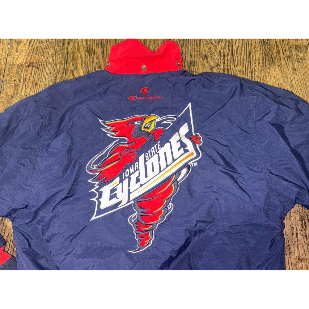 Vintage starter champion Iowa state cyclones embroidered coat Youth L - Picture 6 of 6